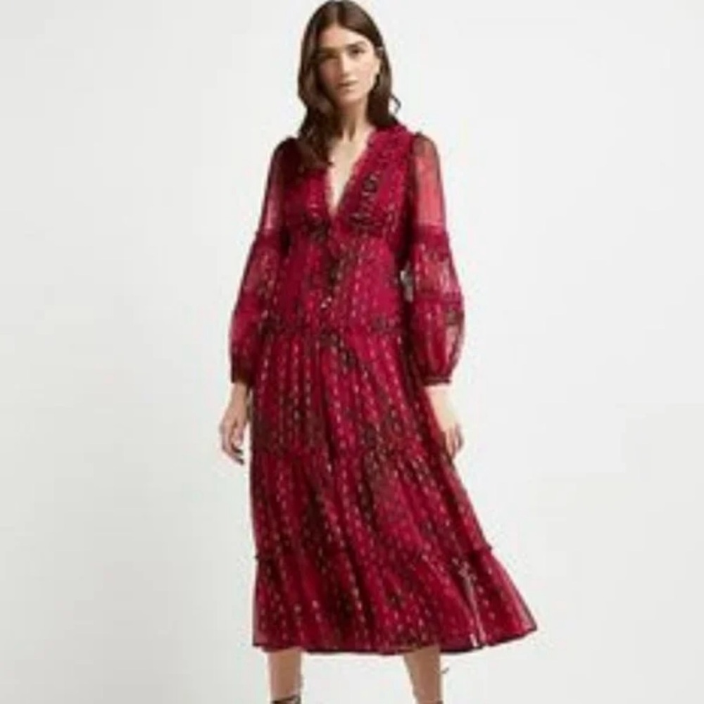 River Island formal maxi dress.